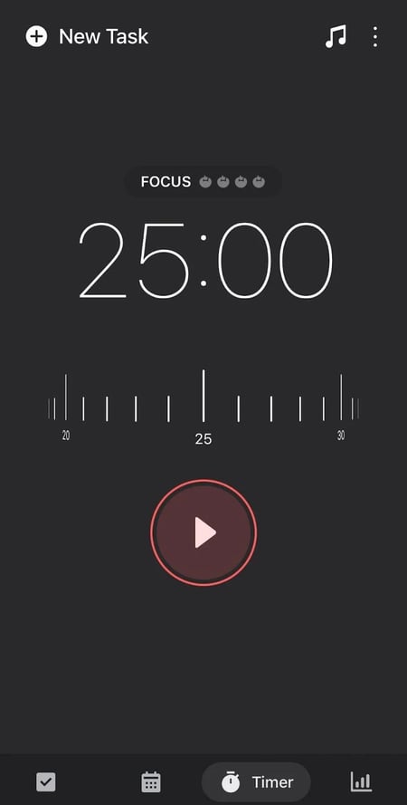 pomodoro technique app, focus keeper